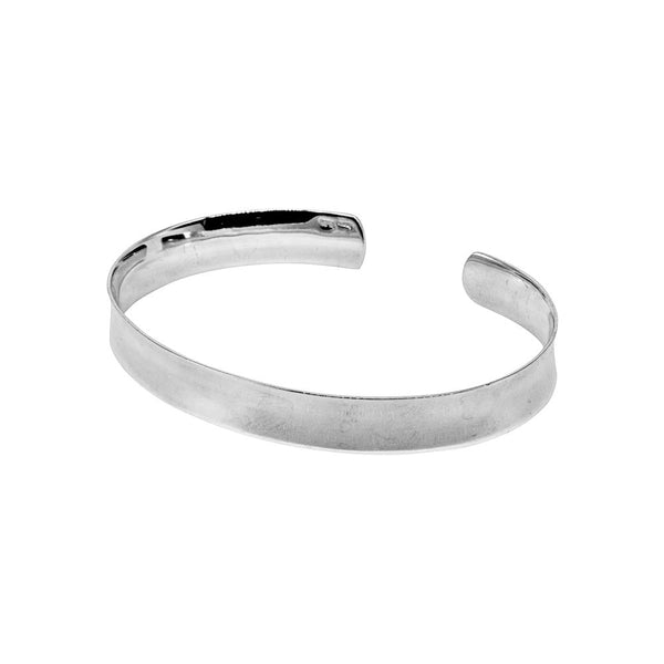 SMOOTH CONCAVE CUFF 925 STERLING SILVER BANGLE WHOLESALE